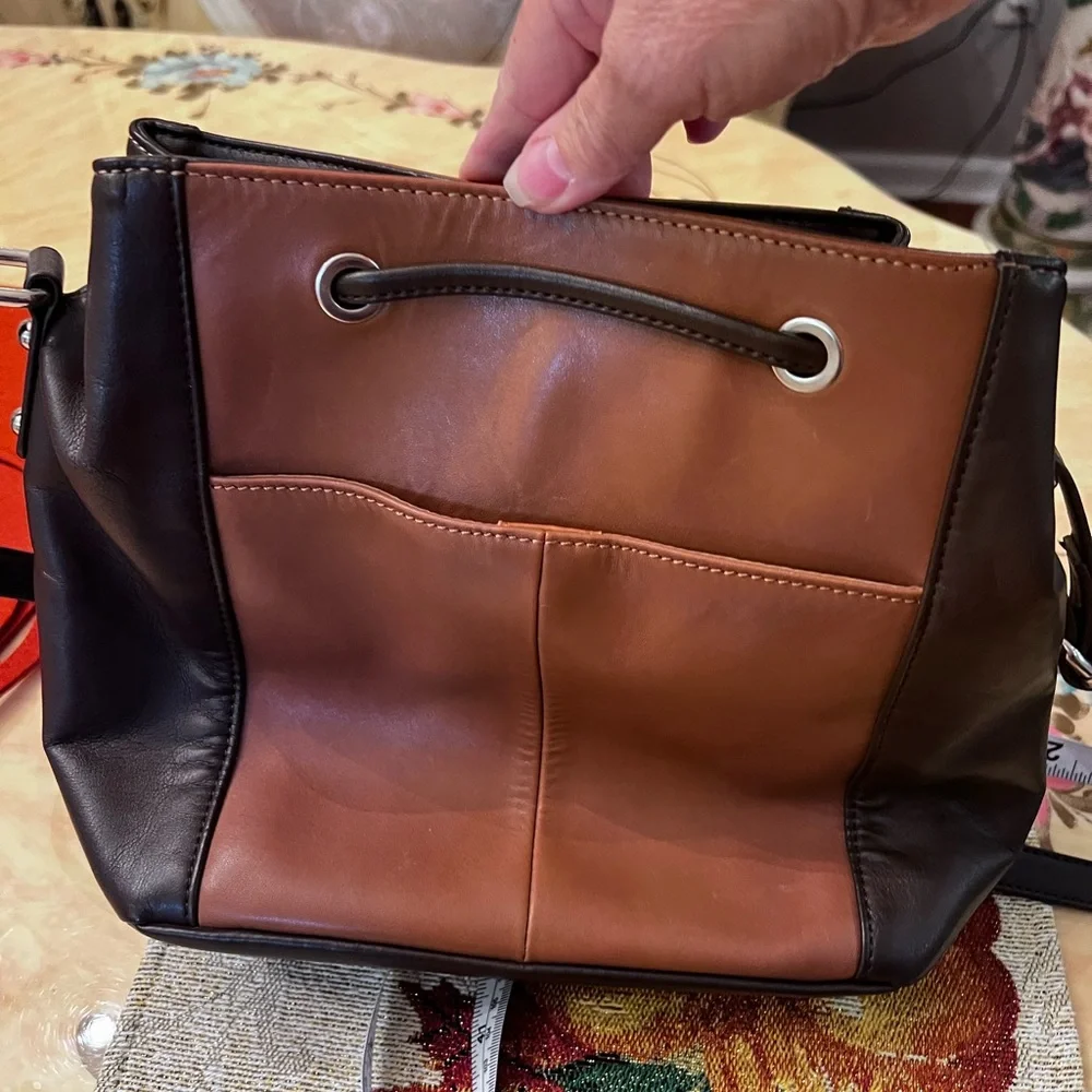 Aurielle Satchel Bag multiple pockets